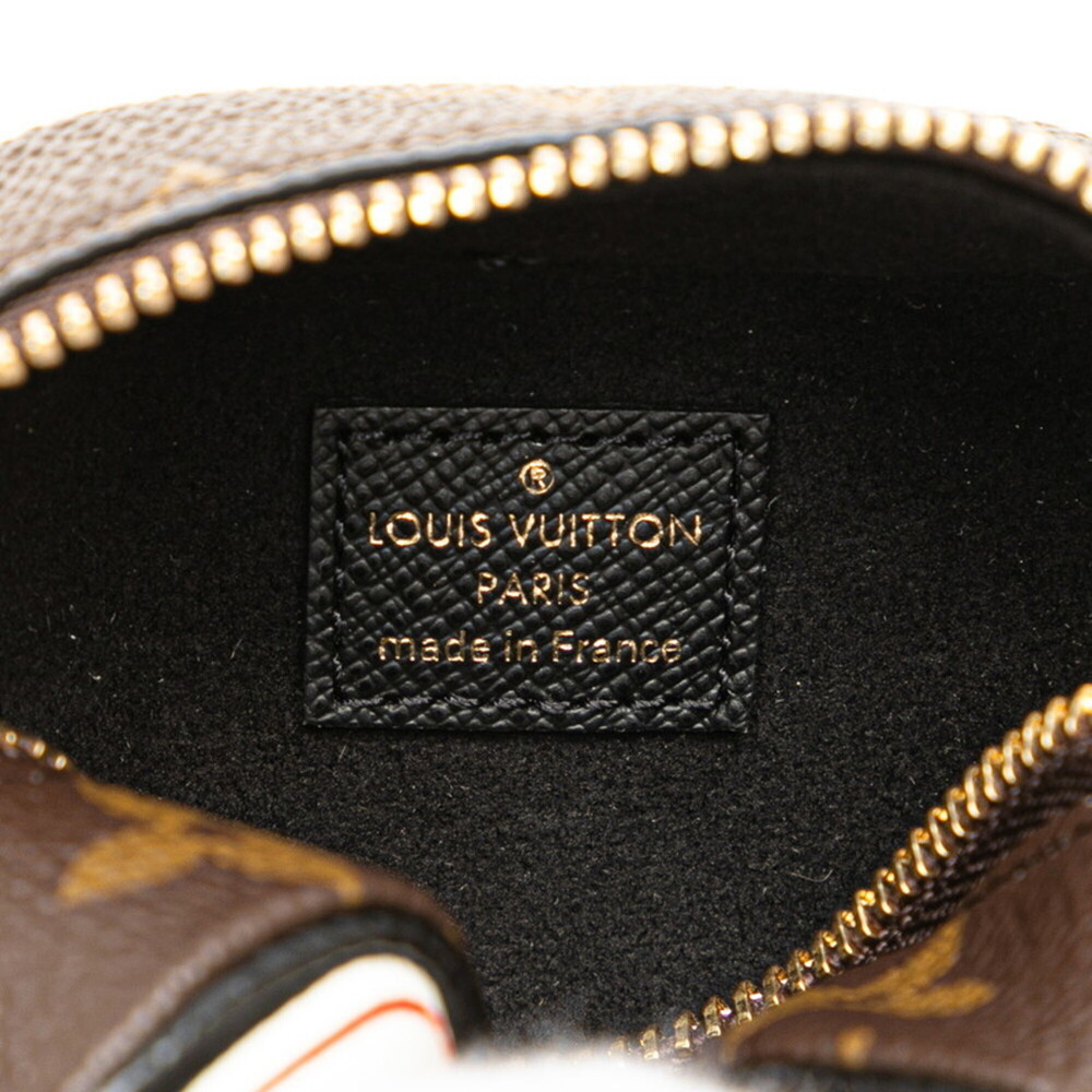 LOUIS VUITTON Authentic Brown Monogram Leather Pouch - Picture 8 of 12